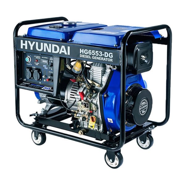 موتور برق دیزلی هیوندای ۵.۳ کیلو وات مدل HG6553-DG