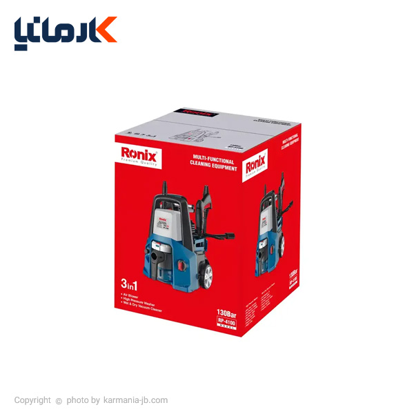 کارواش چهار کاره رونیکس 130 بار ذغالی مدل RP-4100