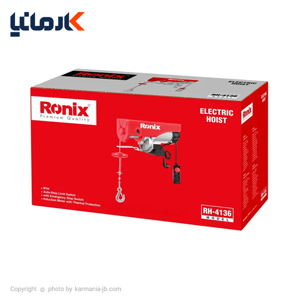 تخفیف وینچ سقفی برقی رونیکس 1 تن مدل RH-4136