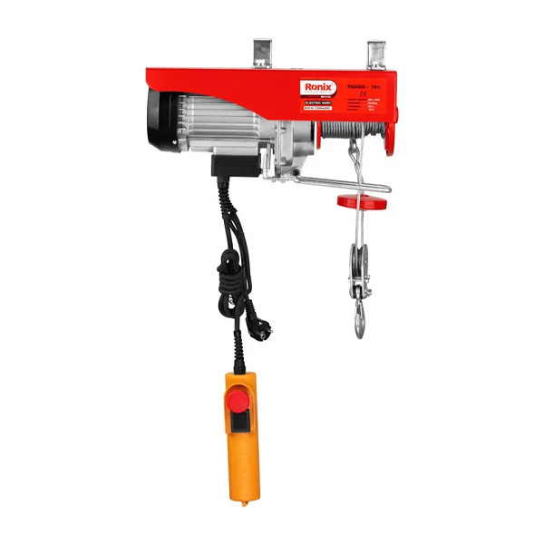 Ronix-Electric-Hoist-Winch-RH-4133 خرید جرثقیل سقفی برقی رونیکس 500 کیلوگرم 18 متری مدل RH-4133