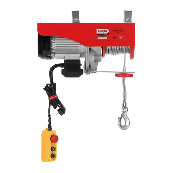 Ronix-Electric-Hoist-Winch-RH-4136 خرید وینچ سقفی برقی رونیکس 1 تن مدل RH-4136