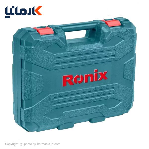 دریل شارژی چکشی رونیکس براشلس لیتیوم 16 ولت مدل 8661