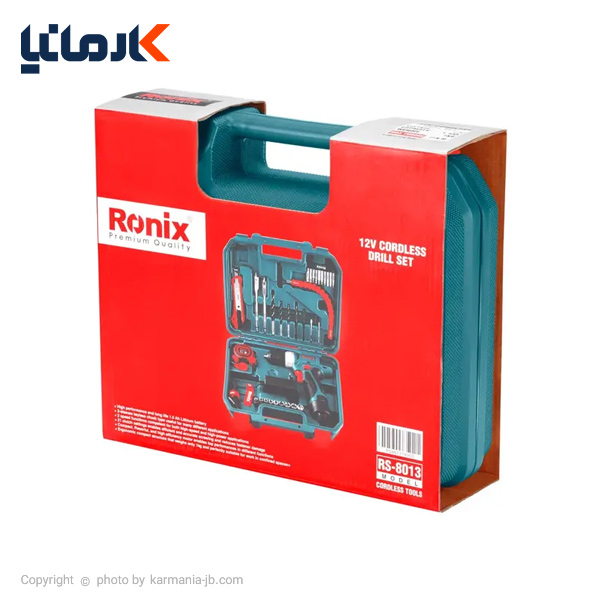 خرید آنلاین کیت دریل شارژی 12 ولت رونیکس RS-8013