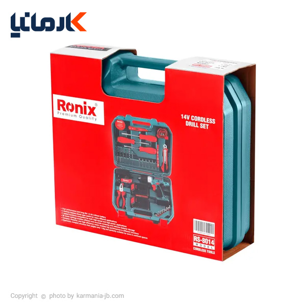 قیمت کیت دریل شارژی 14 ولت رونیکس RS-8014 ترب
