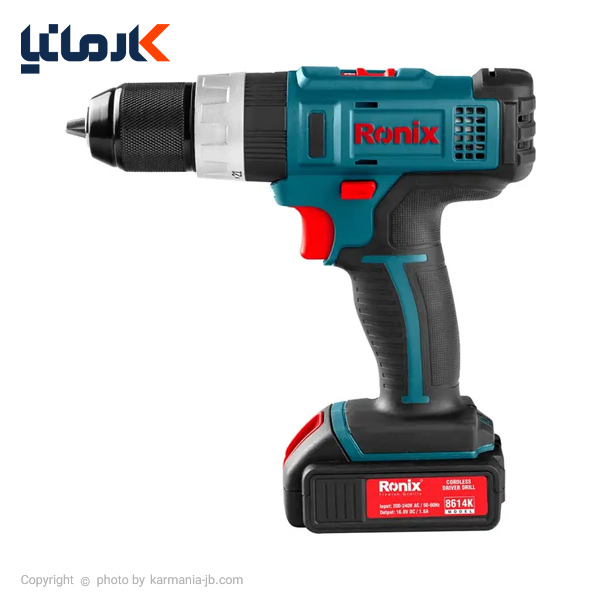 خرید قسطی دریل شارژی چکشی رونیکس 14.4 ولت 8614k دیجی پی
