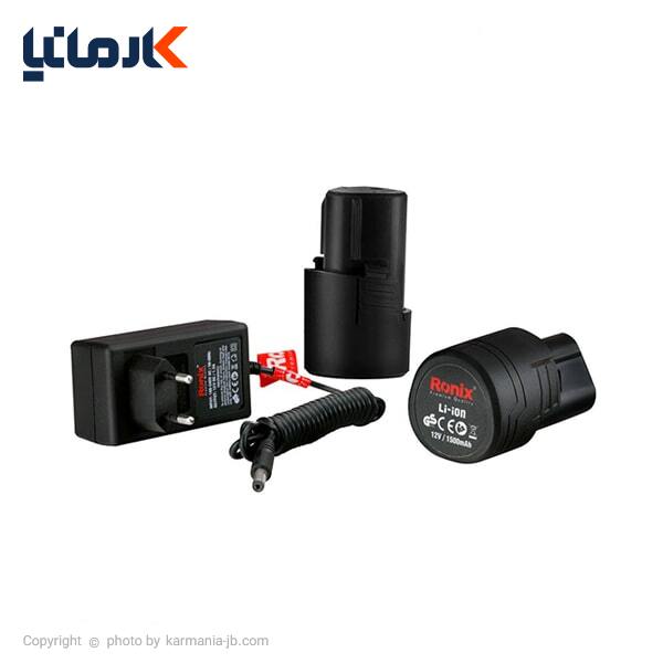 دریل شارژی رونیکس لیتیوم 12 ولت مدل 8012