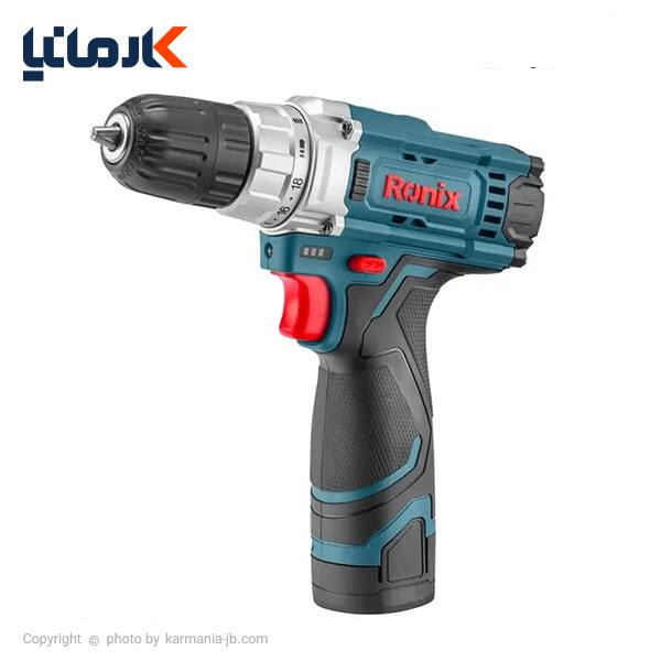 کیت دریل شارژی چکشی 12 ولت 35 پارچه رونیکس مدل RS-8611