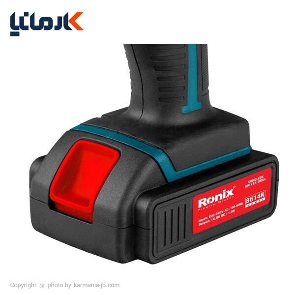 دریل شارژی چکشی رونیکس لیتیوم 14.4 ولت مدل 8614k