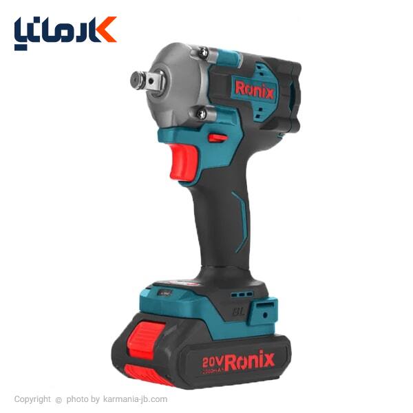 بکس شارژی رونیکس 1/2 اینچ براشلس 20 ولت مدل 8654