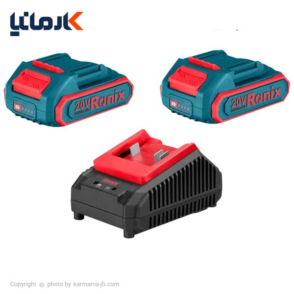 پیچ گوشتی شارژی ضربه ای رونیکس براشلس 20 ولت مدل 8671