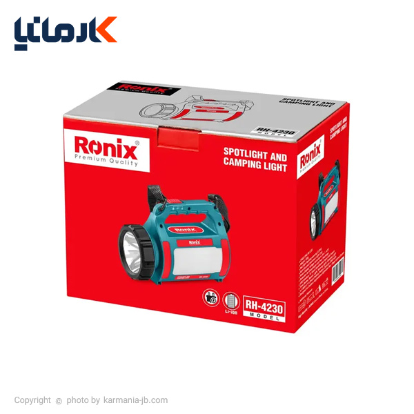 قیمت نور افکن لیتیوم حرفه ای رونیکس RH-4230 ابزارمارکت